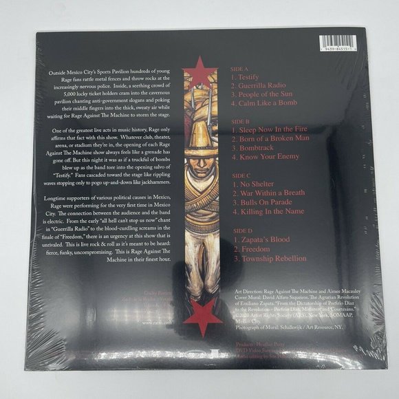 Rage Against The Machine The Battle Of Mexico City 2-LP ~RSD Colored Vinyl ~New! - Picture 2 of 2